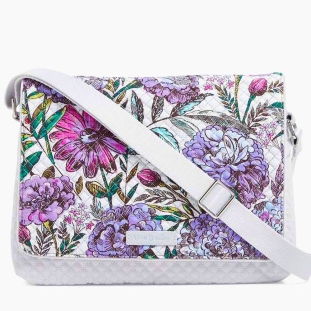 Vera Bradley Turnabout Crossbody - Lavender Meadow